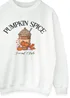 Spiral Galaxy Pumpkin Spice Social Club White Graphic Sweatshirt - 3XL Image 2