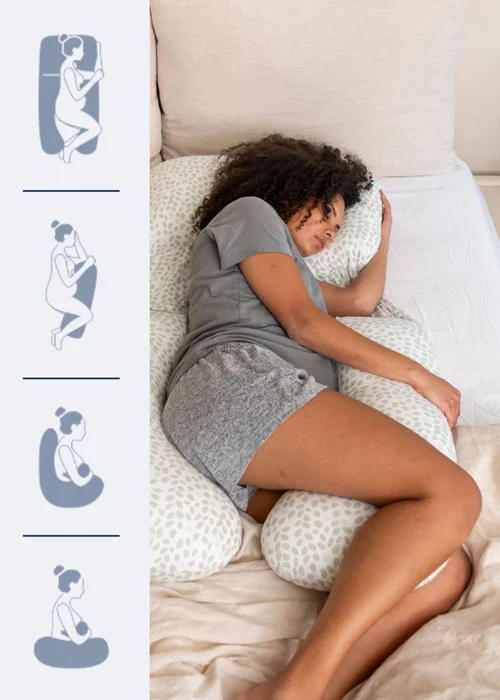 Babymoov Doomoo Green Leaves Maternity Pillow Maxxy XL - One Size Image 1