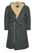 BadRhino Dark Grey Waffle Borg Lined Dressing Gown - 4XL Image 4