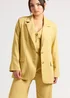 Urban Bliss Lime Oversized Blazer - 14 Image 4