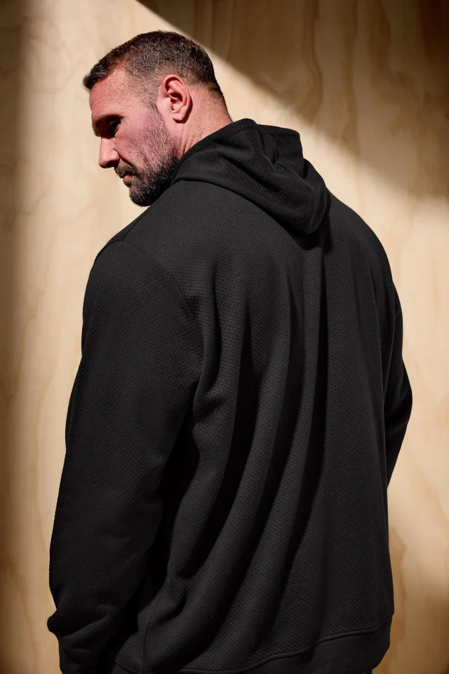 BadRhino Black Diamond Quilted Hoodie