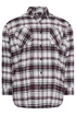 BadRhino Black Check Print Long Sleeve Flannel Shirt - 7/8 XL Image 5