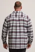 BadRhino Black Check Print Long Sleeve Flannel Shirt - 7/8 XL Image 3