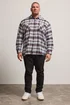 BadRhino Black Check Print Long Sleeve Flannel Shirt - 7/8 XL Image 2