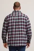 BadRhino Blue Check Print Long Sleeve Flannel Shirt - XXL Image 3