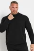 BadRhino Black Crew Neck Knitted Jumper - 3XL Image 1
