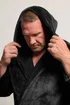BadRhino Black Soft Fleece Dressing Gown - 4XL Image 3