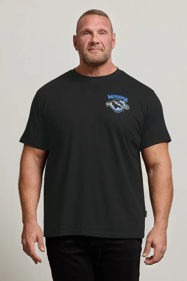 BadRhino Black 'Messina Straits' Graphic T-Shirt