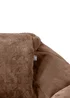 rucomfy Faux Fur Hygge Chocolate Beanbag - One Size Image 2
