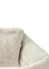 rucomfy Faux Fur Hygge Linen Beanbag - One Size Image 3