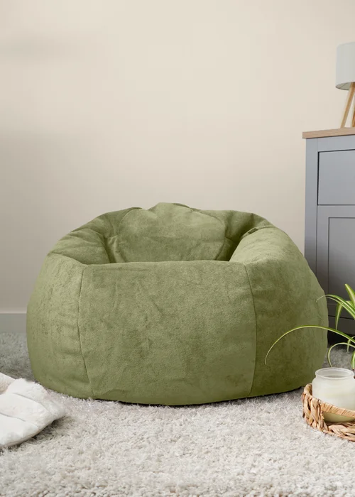 rucomfy Velora Classic Adult Sage Green Beanbag - One Size Image 1