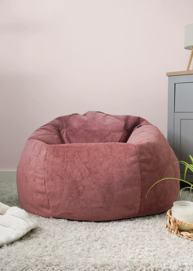 rucomfy Velora Classic Adult Blush Pink Beanbag