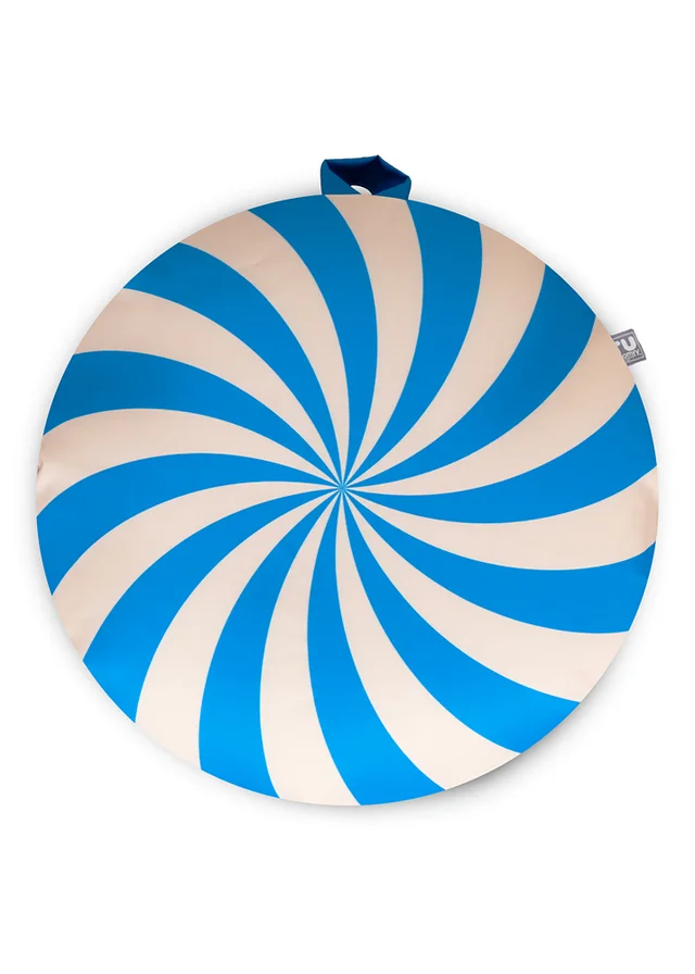 rucomfy Circus Smarty Cushion Blue Beanbag