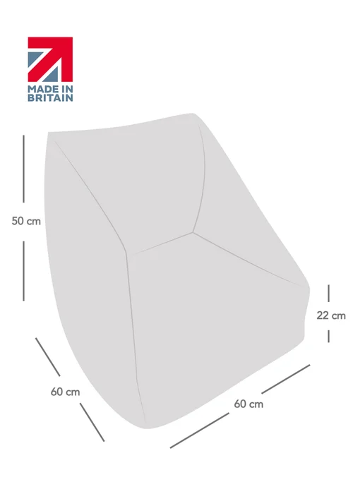 rucomfy Whimsical Kids Snuggle Chair Beanbag and Footstool Bundle - One Size Image 4