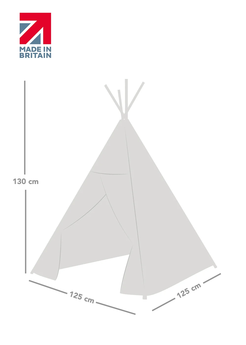 rucomfy Forest Friends Teepee - One Size Image 5