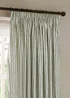 Yard Hebden Stripe Cotton Pencil Pleat Curtains Forest - 46W X 54D (117x137cm Image 4