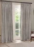 Yard Hebden Stripe Cotton Pencil Pleat Curtains Grey - 66W X 72D (168x183cm) Image 2