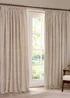 Yard Hebden Stripe Cotton Pencil Pleat Curtains Natural - 46W X 54D (117x137cm Image 2
