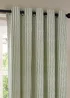 Yard Hebden Stripe Cotton Eylet Curtains Forest - 46W X 54D (117x137cm Image 4