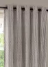 Yard Hebden Stripe Cotton Eylet Curtains Grey - 90W X 54D Image 4