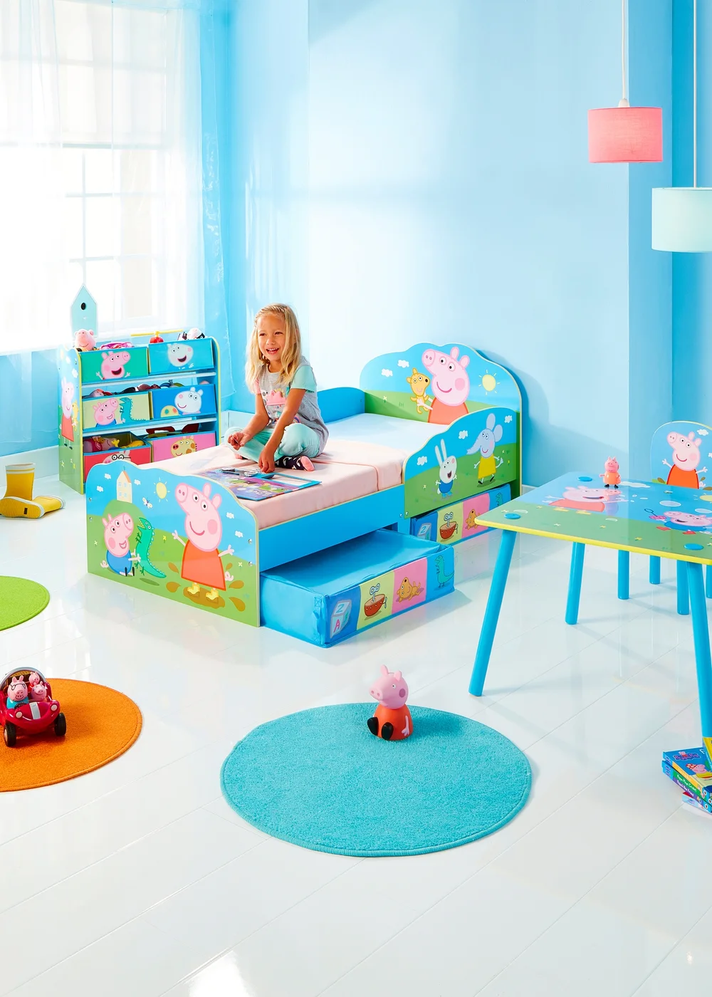 Peppa Pig Pink Multi-Drawer Storage Unit - One Size Image 2