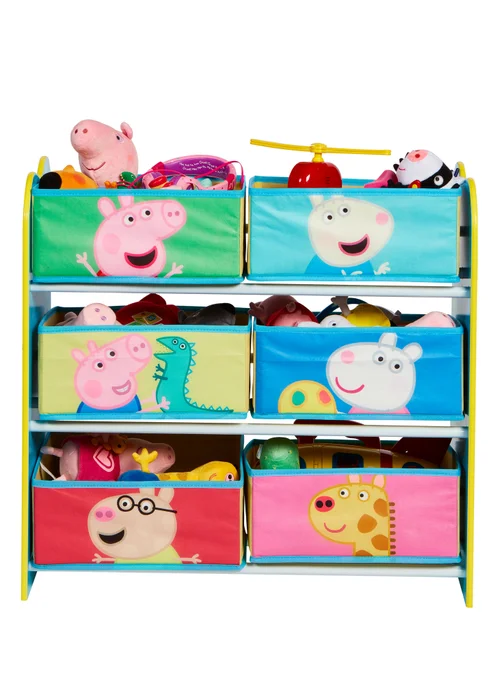 Peppa Pig Pink Multi-Drawer Storage Unit - One Size Image 3