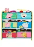 Peppa Pig Pink Multi-Drawer Storage Unit - One Size Image 3