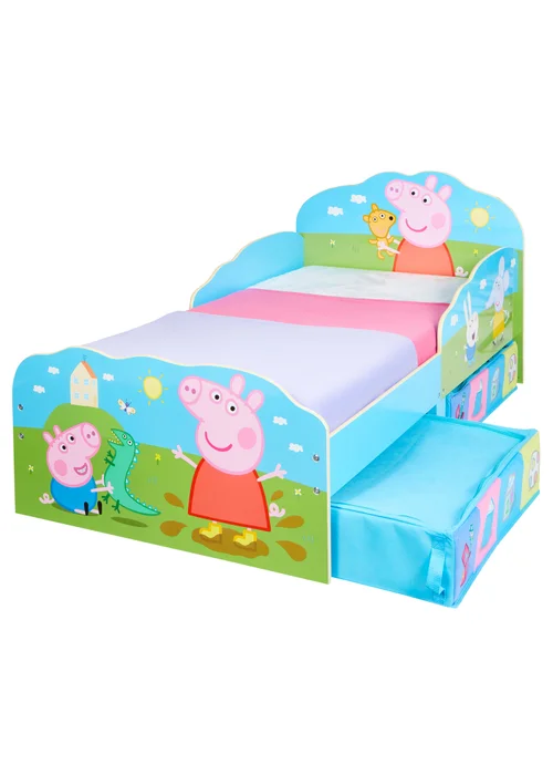 Peppa Pig Blue Toddler Bed With Underbed Storage - Toddler Image 5