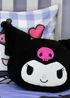 Hello Kitty Kuromi Black Shaped Cushion - One Size Image 2