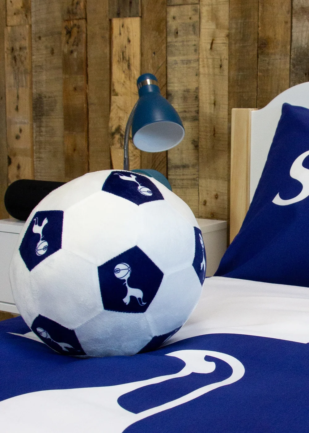 Tottenham Hotspur FC Line Blue Shaped Cushion - One Size Image 1