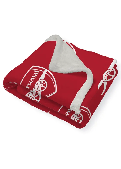 Arsenal FC Combo Red Fleece Blanket - 100 x 150 Image 4