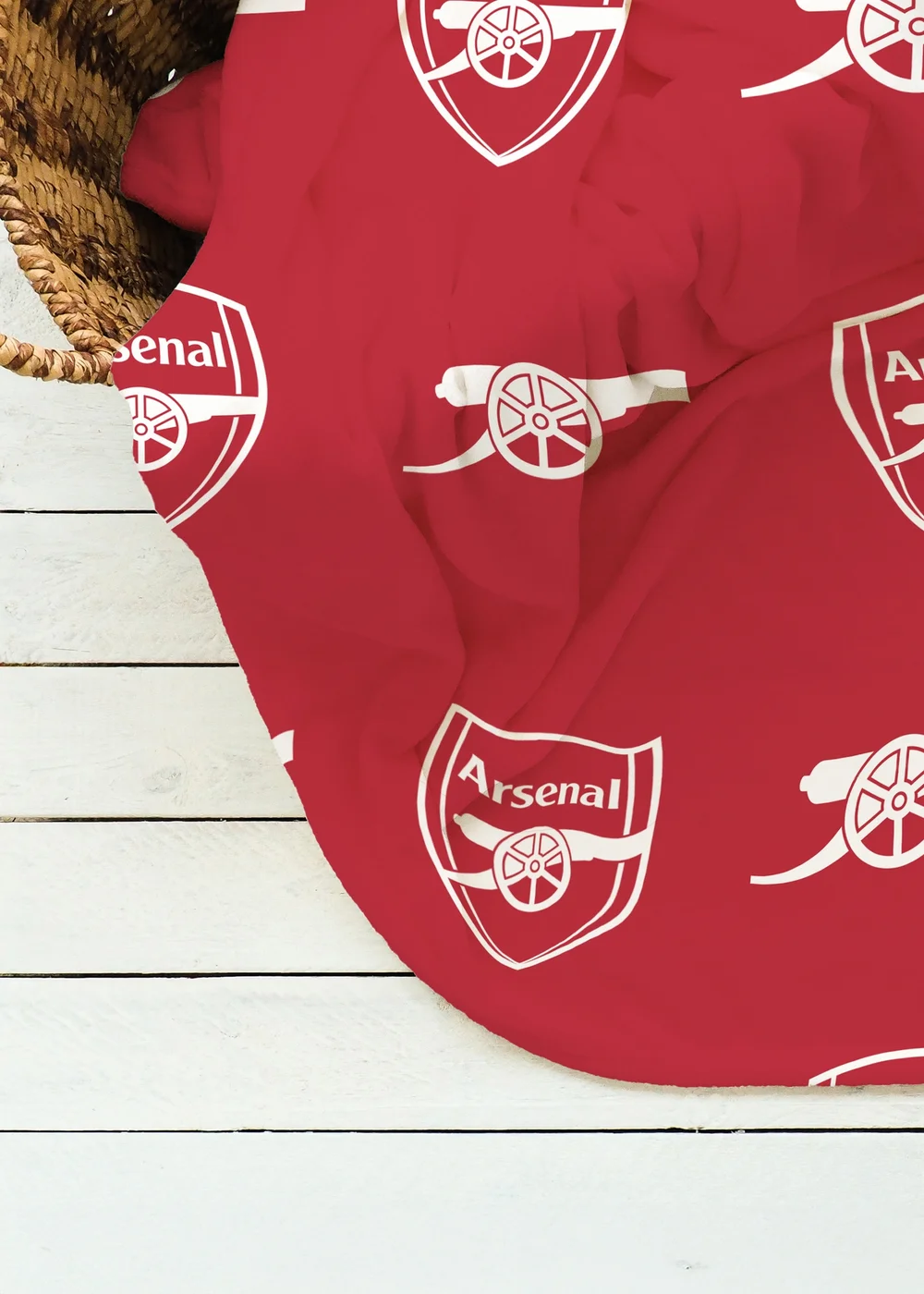 Arsenal FC Combo Red Fleece Blanket - 100 x 150 Image 2