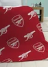 Arsenal FC Combo Red Fleece Blanket - 100 x 150 Image 1
