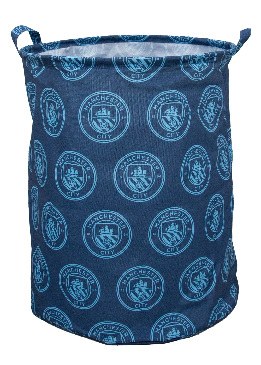 Man City Score Blue Fabric Storage Hamper - One Size Image 1