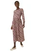 Roman Stone Multi Floral Gathered Midi Dress - 10 Image 2