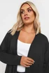 Yours Curve Black Edge To Edge Waterfall Jersey Cardigan - Size 22-24 Image 4
