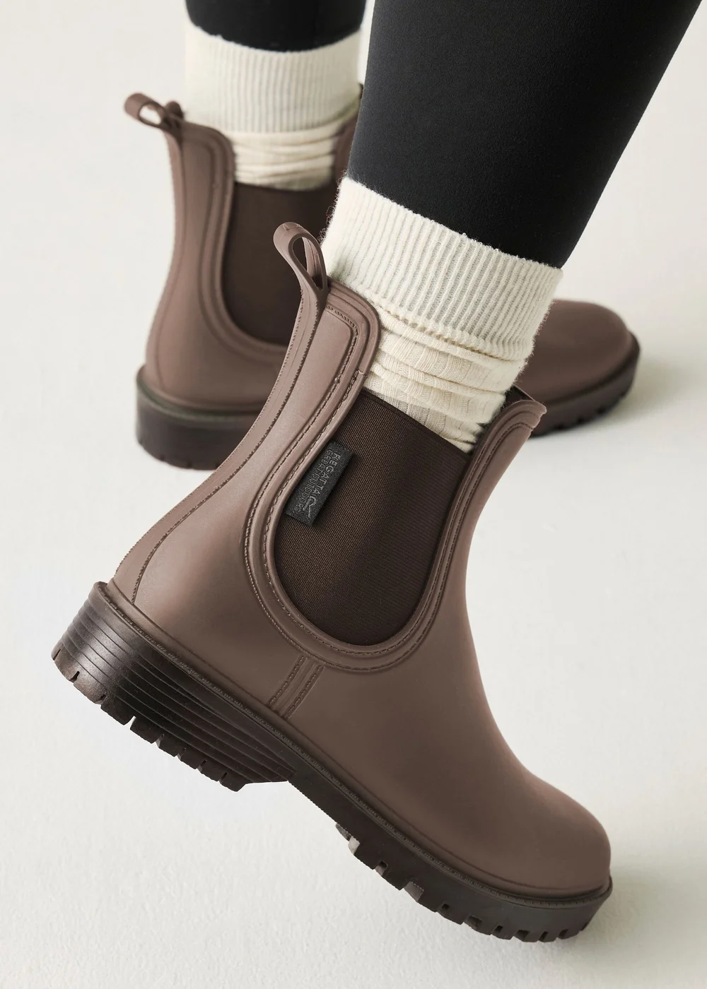 Regatta Mocha Lady Harriet II Waterproof Wellies - 8 Image 1