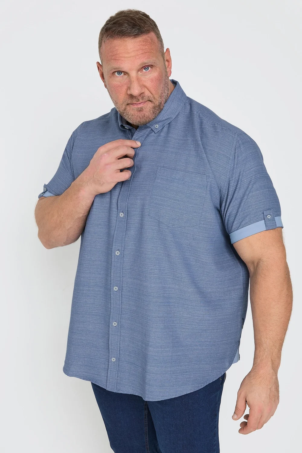 BadRhino Airforce Blue Slub Shirt - 3XL Image 2