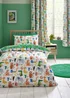 Catherine Lansfield Animal Magic Reversible Duvet Cover Set Natural - Junior Image 1