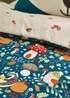 Catherine Lansfield Fox and Woodland Friends Reversible Duvet Cover Set Green - Single Image 4