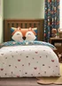 Catherine Lansfield Fox and Woodland Friends Reversible Duvet Cover Set Green - Single Image 2