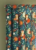 Catherine Lansfield Fox and Woodland Friends Fully Reversible Eyelet Curtains Green - 66W X 72D (168x183cm) Image 1