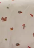 Catherine Lansfield Fox and Woodland Friends Fitted Sheet Cream - Single Image 2