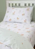 Bianca Fine Linens Mini Moo Cow Cotton Fitted Sheet White - Single Image 1