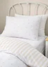 Bianca Fine Linens Mini Star & Stripes Reversible Cotton Duvet Cover Set Natural - Junior Image 3