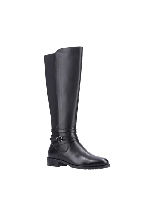 Hush Puppies Black Vanessa Calf Boot - Size 3 Image 2