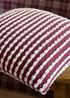 Catherine Lansfield Stab Stitch 43x43cm Cushion Plum - 43W X 43D Image 3