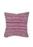 Catherine Lansfield Stab Stitch 43x43cm Cushion Plum - 43W X 43D Image 5