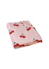 Catherine Lansfield Disco Cherries Cosy Fleece Oversized Blanket Throw Pink - One Size Image 4