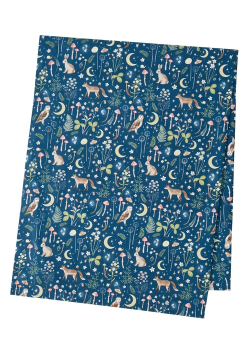 Catherine Lansfield Enchanted Twilight Animals Cotton Table Cloth Navy - 137 x 178cm Image 3